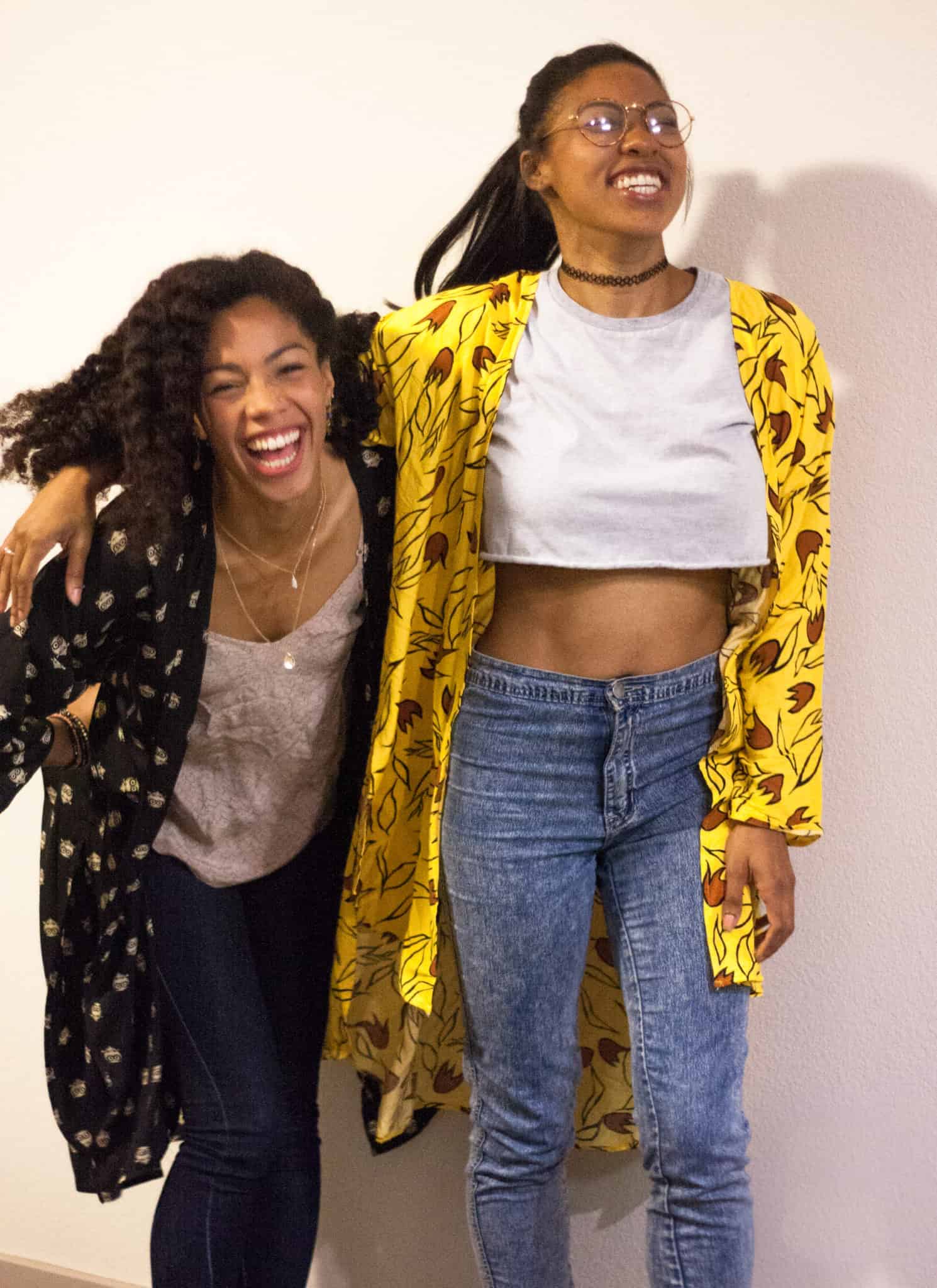Long Distance Friendship Reunion | Ride or Die | BFF | Care Free Black Girls | TildaKimono | Handmade Kimono Robes