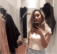 "I like your natural hair better " Xandria with Long Blonde hair