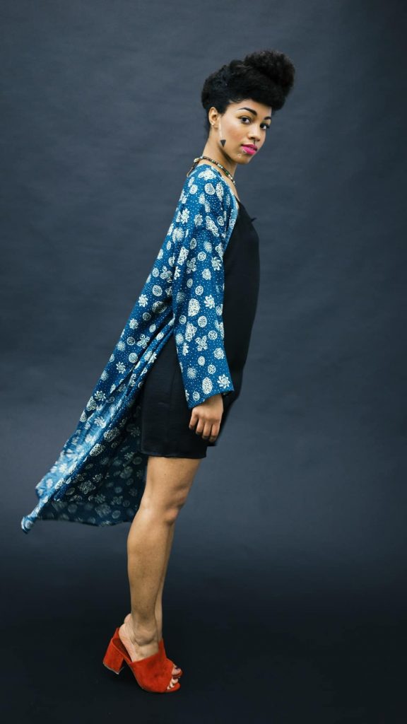Tilda Kimono | Kimono Robe | Black Designer