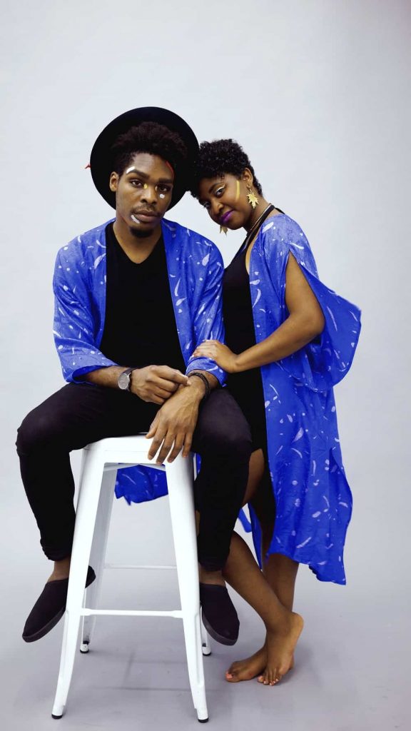 Tilda Kimono | Kimono Robe | Black Designer | Black Male Model | Black Love | Couple Goals