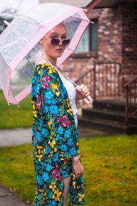 Floral Tilda Kimono | Vancouver Model | Vancouver Designer
