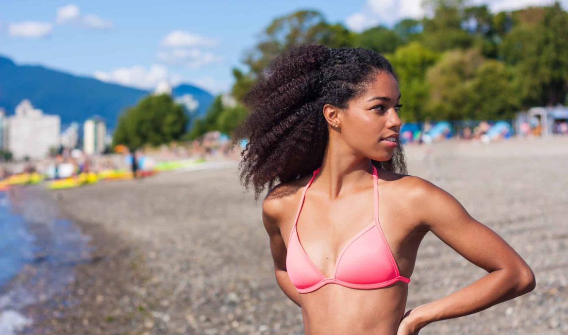 Black Blogger | Type 4 Natural Hair | Braid Out | Vancouver Natural Hair | Beach