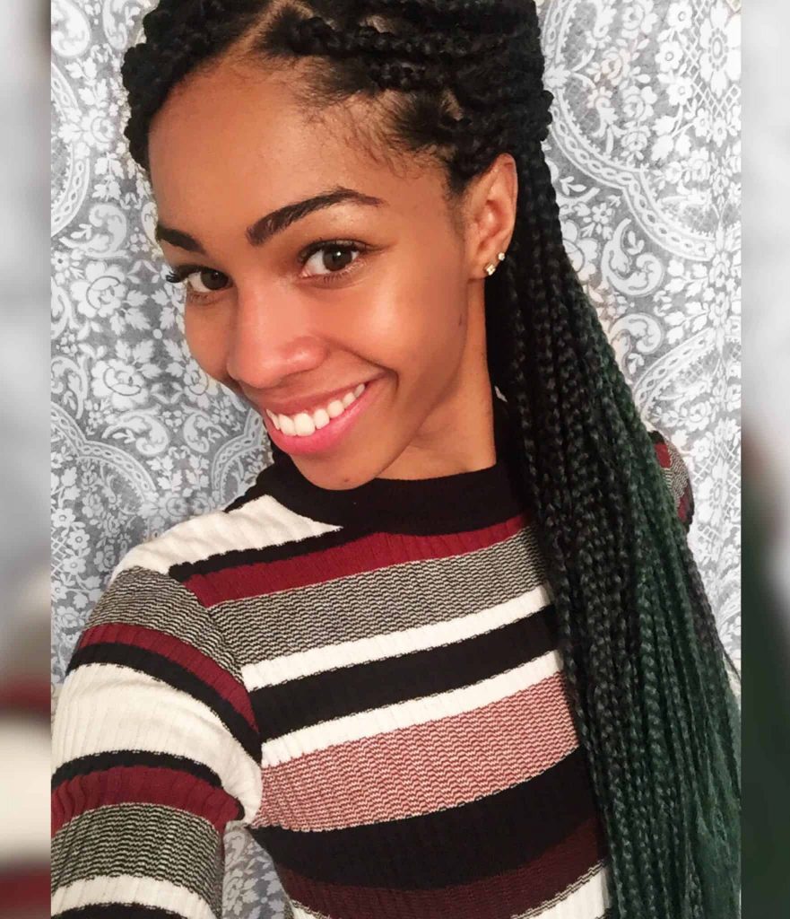 Green Ombre Box Braids | Braiding Hair from Aliexpress