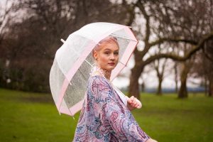 Pink Paisley Tilda Kimono | Vancouver Model | Vancouver Designer