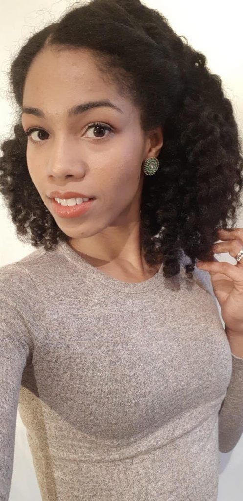 Natural Hair Selfie | Half up Half Down Twist Out using Melanin Haircare products