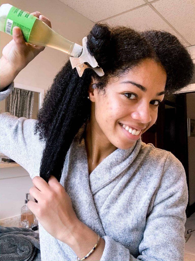 Shea Moisture Power Greens Green Tea Hair Rinse | Canadian Natural Hair Blogger