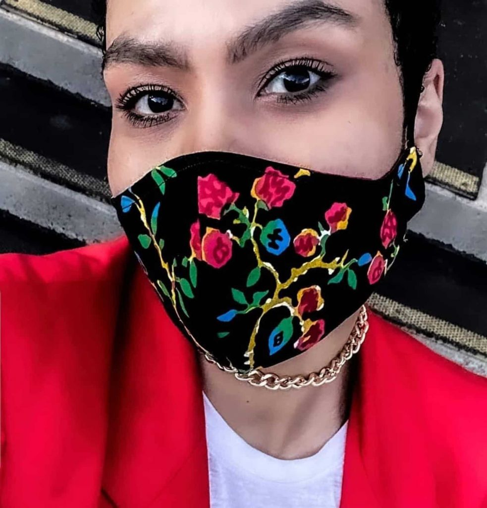 Floral Black Owned Canadian Face Masks