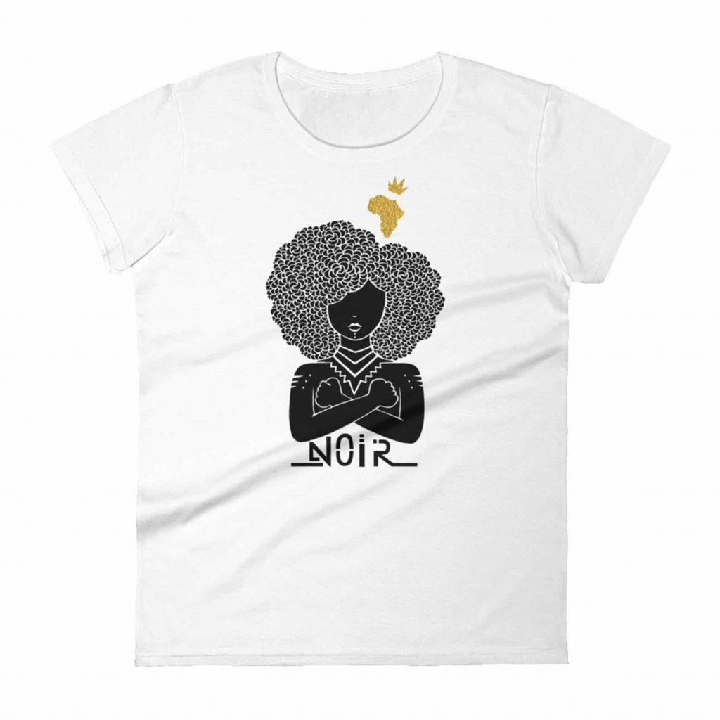 Black Canadian artist printed on t shirt