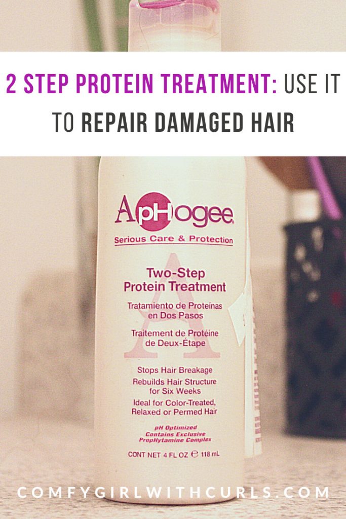 Use Aphogee's 2 Step Protein Treatment on your Natural Hair | Black Blogger Review