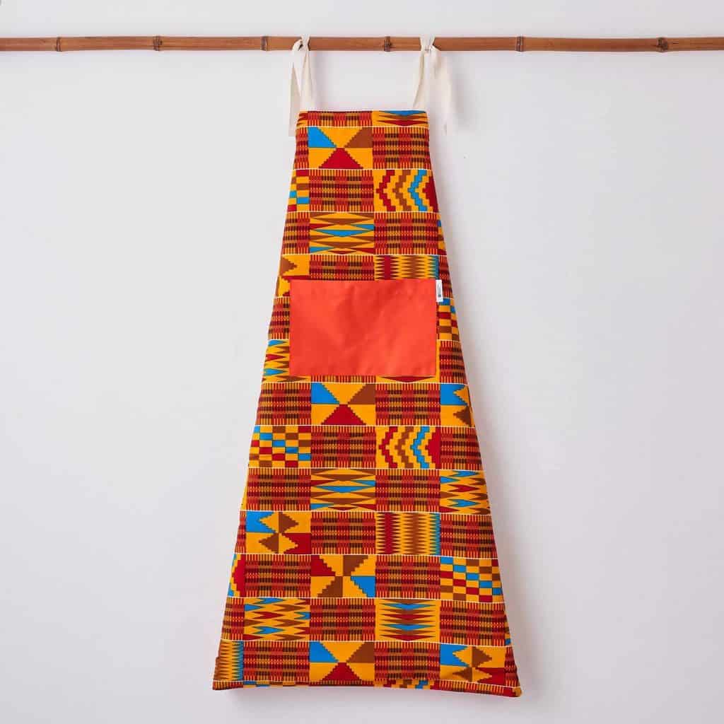 BespokeBinny | Black-owned Etsy Kente Print Apron