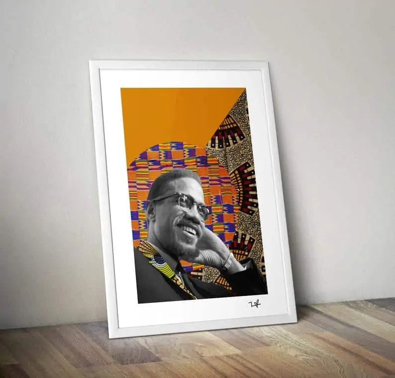 Frequency of Love Art Prints Malcom X | Best Gifts