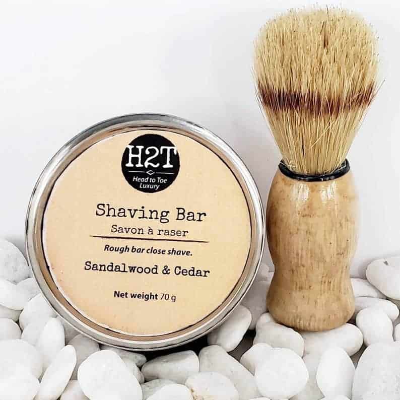 Best Black-owned Etsy Gifts for Him - H2TBody Shaving Bar