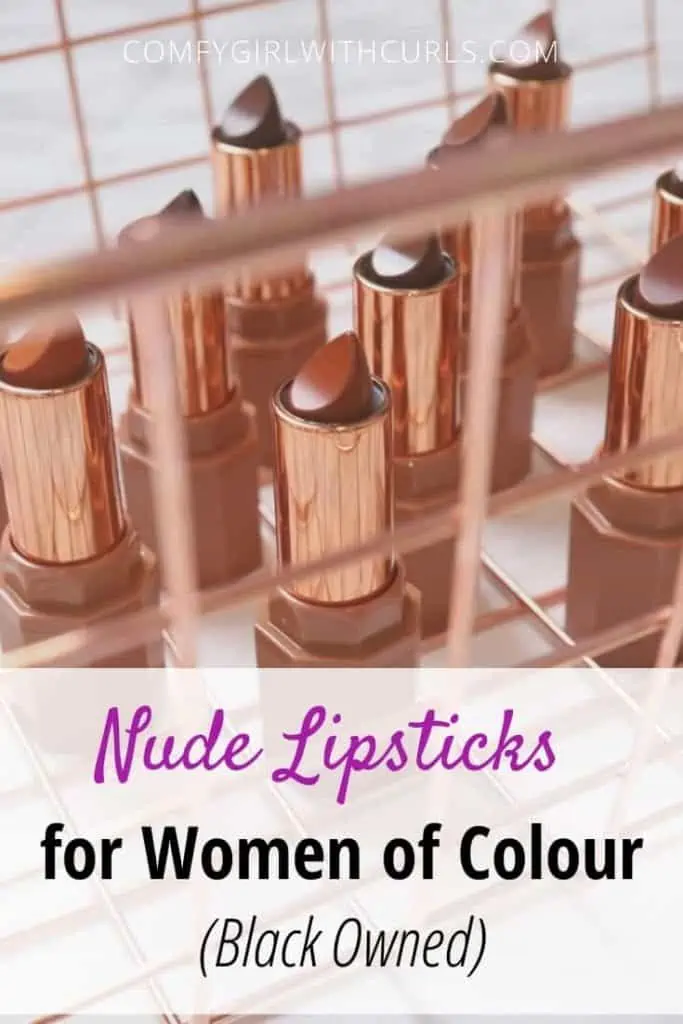 Nude Lipsticks for Women of Color (Black-owned)