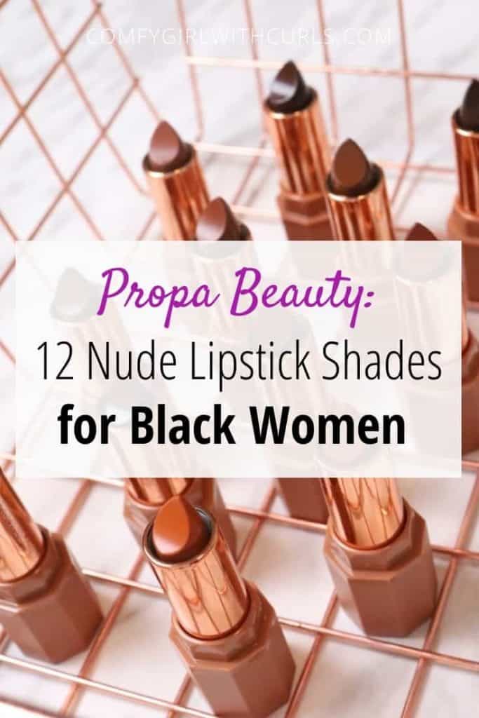 Propa Beauty 12 Nude Lipstick Shades for Black Women