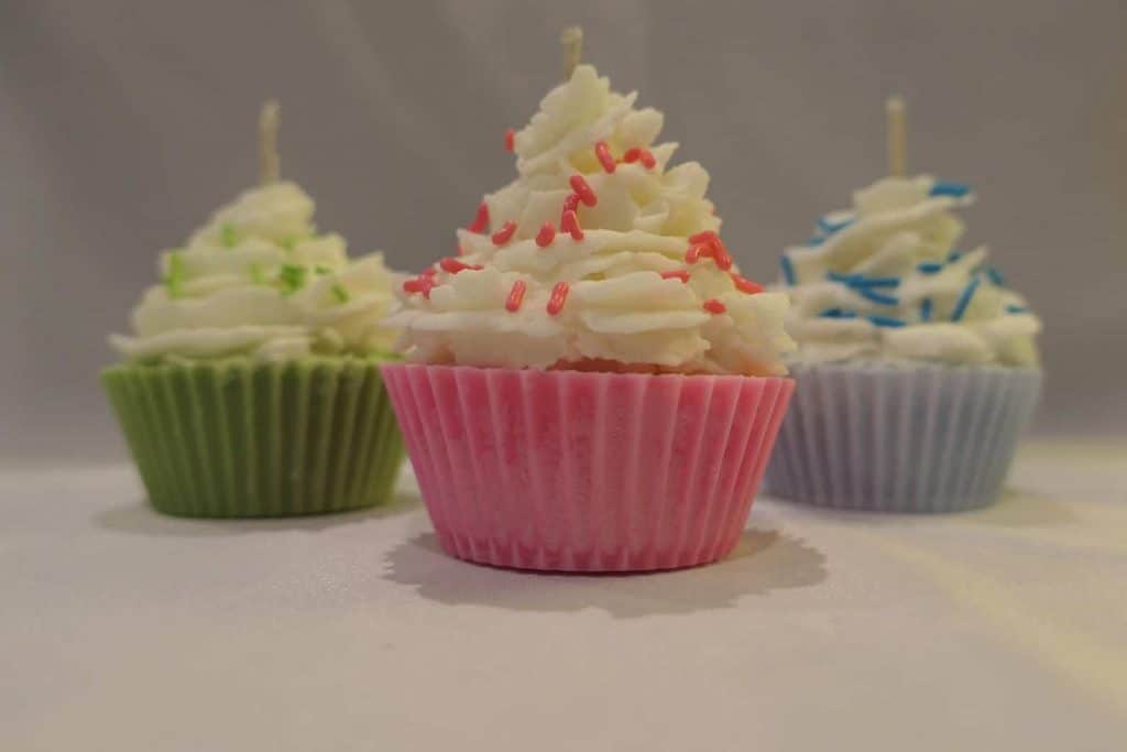 Succulent by Stacey | Cool Shaped Candles in the shape of cupcakes
