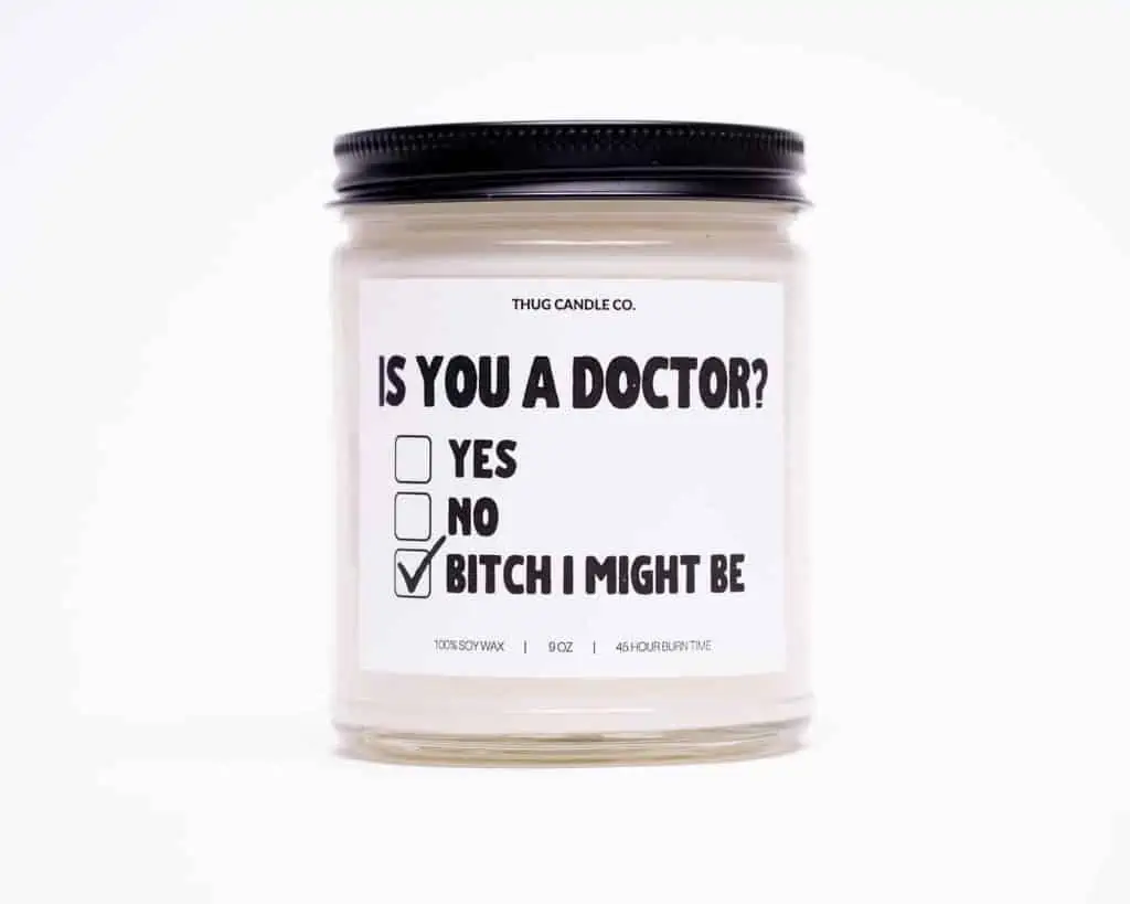 Funny candles: Graduation gift candle | Black Owned Candles
