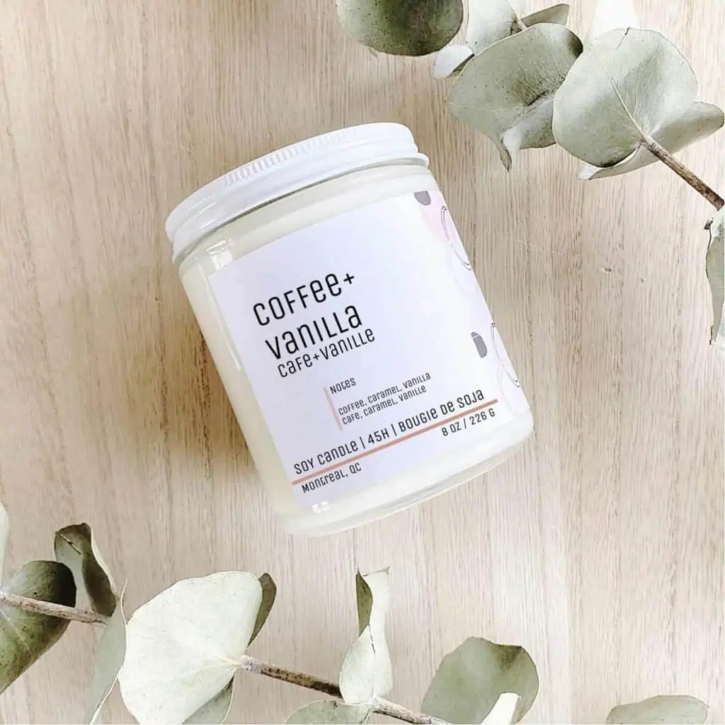 Coffee and Vanilla Scented Black Owned Candles on Etsy