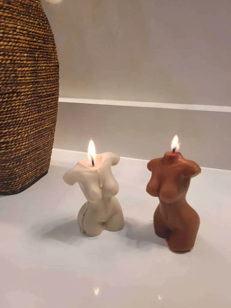 Cool Shaped Candles / Female Torso/ Body Candles | Black Owned