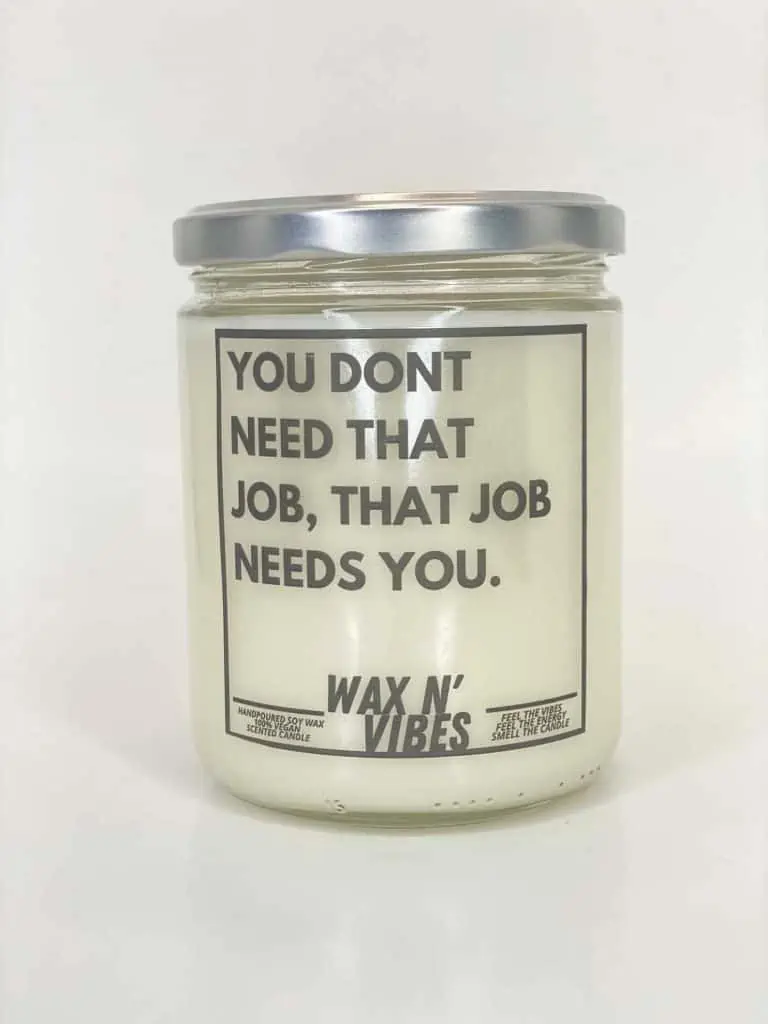 motivational quote/Funny candles | Black Owned Candle Companies