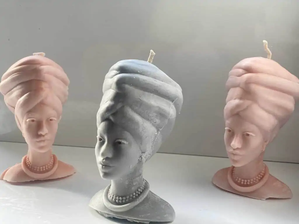 O'Chan Made | Unique Back-owned candles | Black woman with turbans