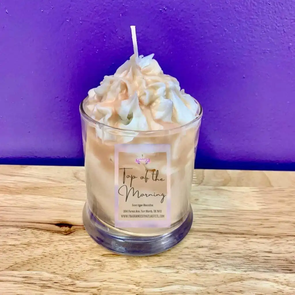 Unique and Cool shaped Candles like a milkshake dessert