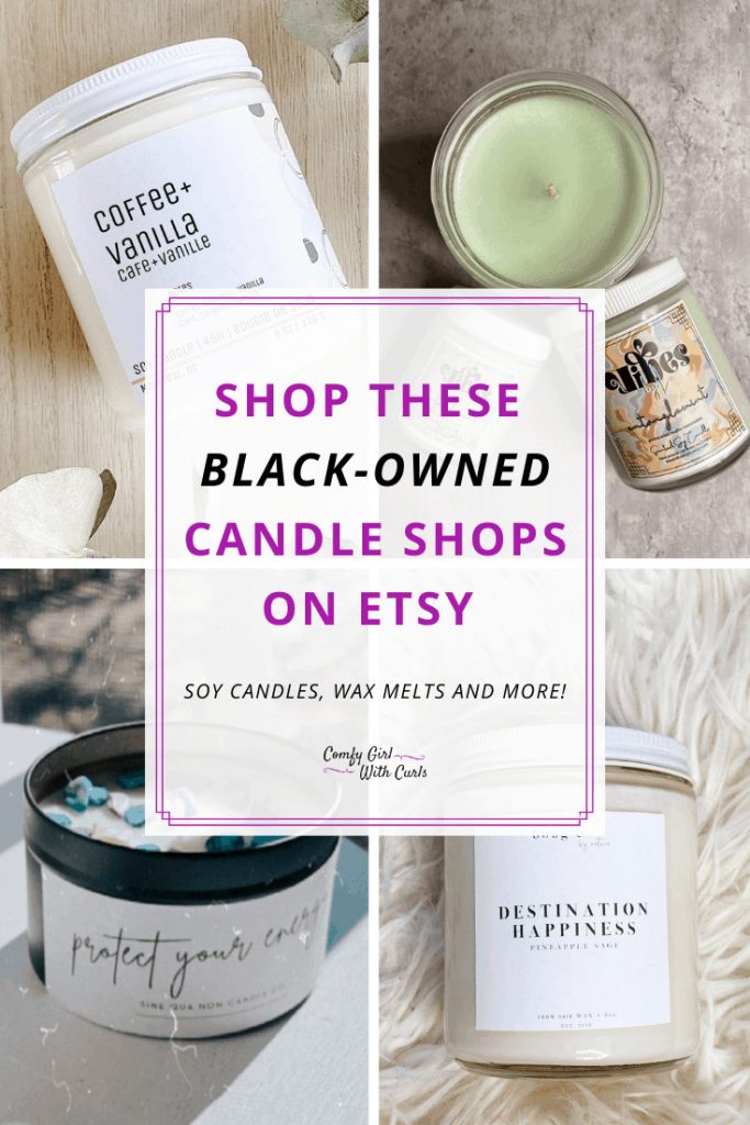 Black Owned Candle Companies Pinterest Pin 1