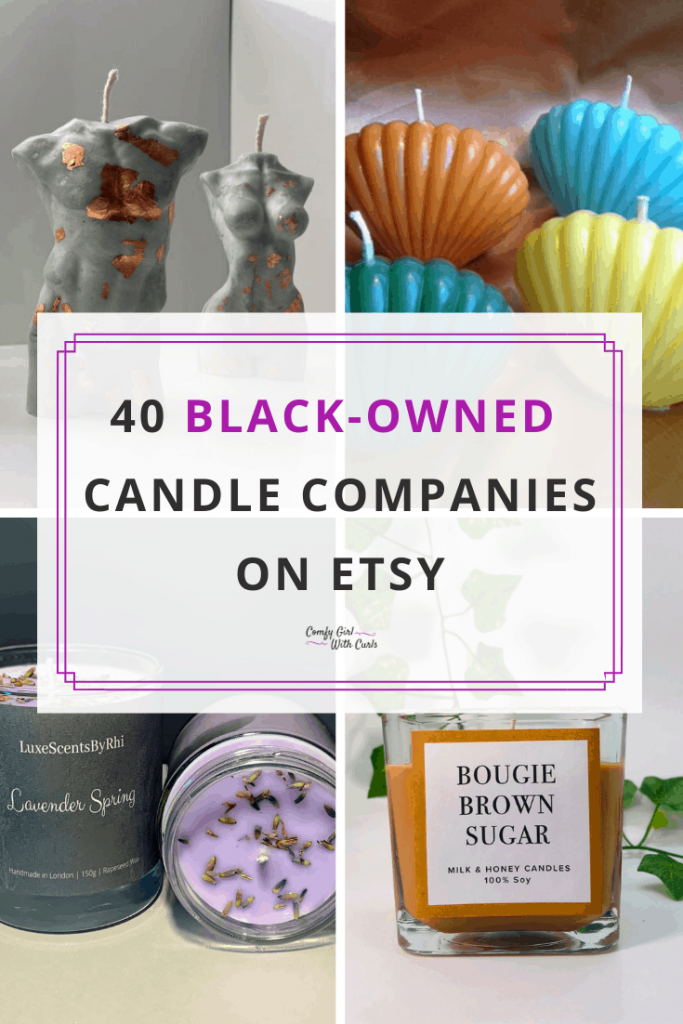 Black Owned Candle Companies Pinterest Pin 2