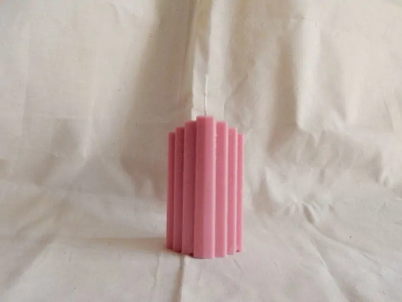 Pink Cool Shaped Candles | Black Owned Home Decor Company