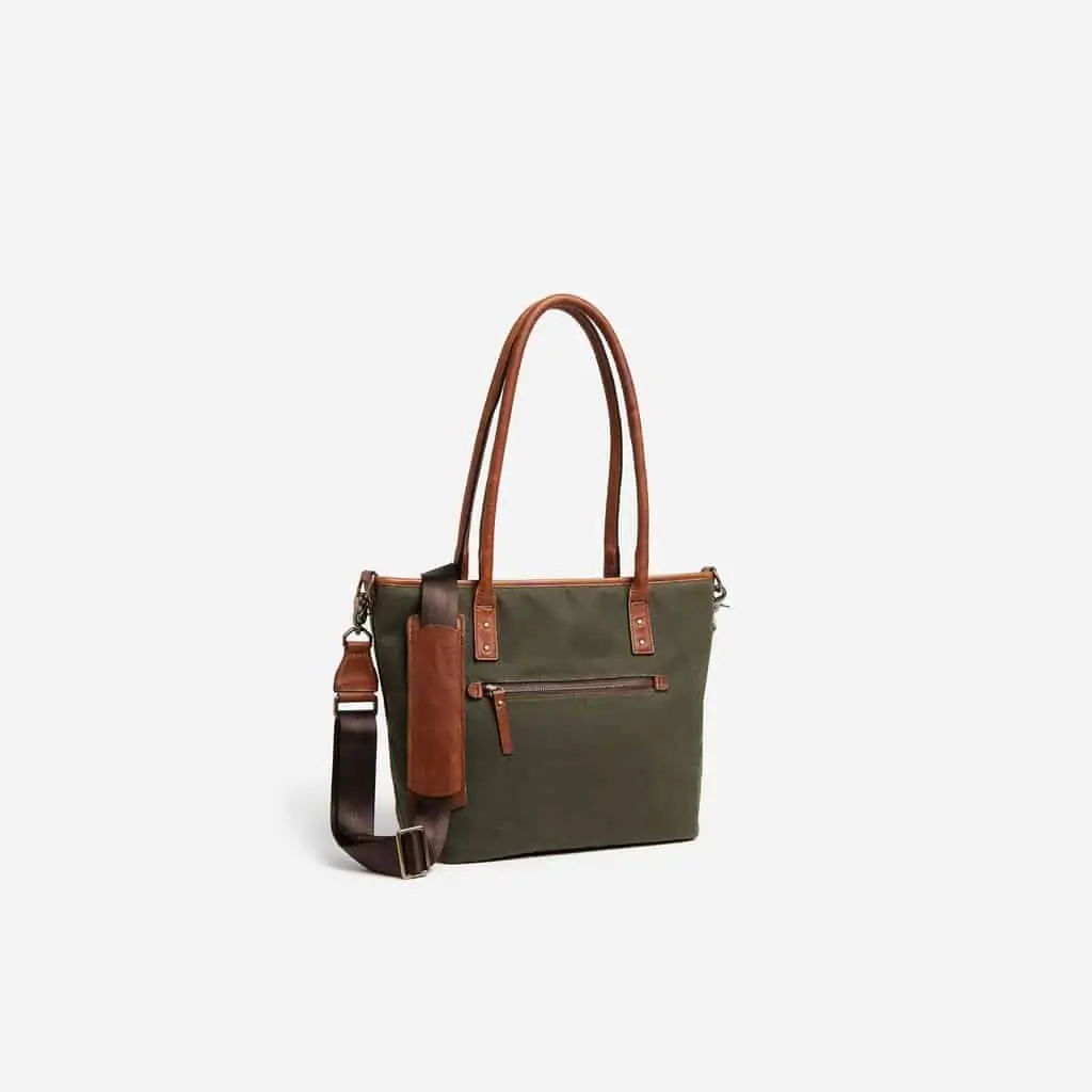 Waxed Canvas DSLR tote