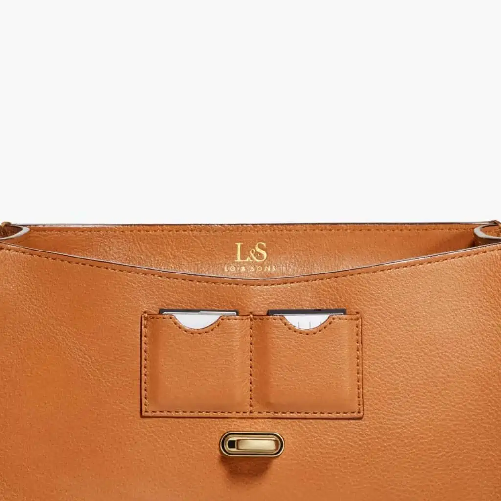 Close Up of Lo & Sons Memory Card SD pockets