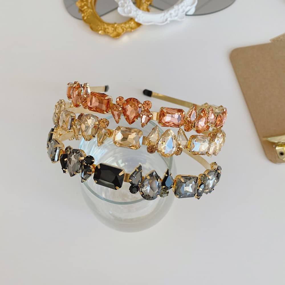 Wiwpar Thin Rhinestone Headbands